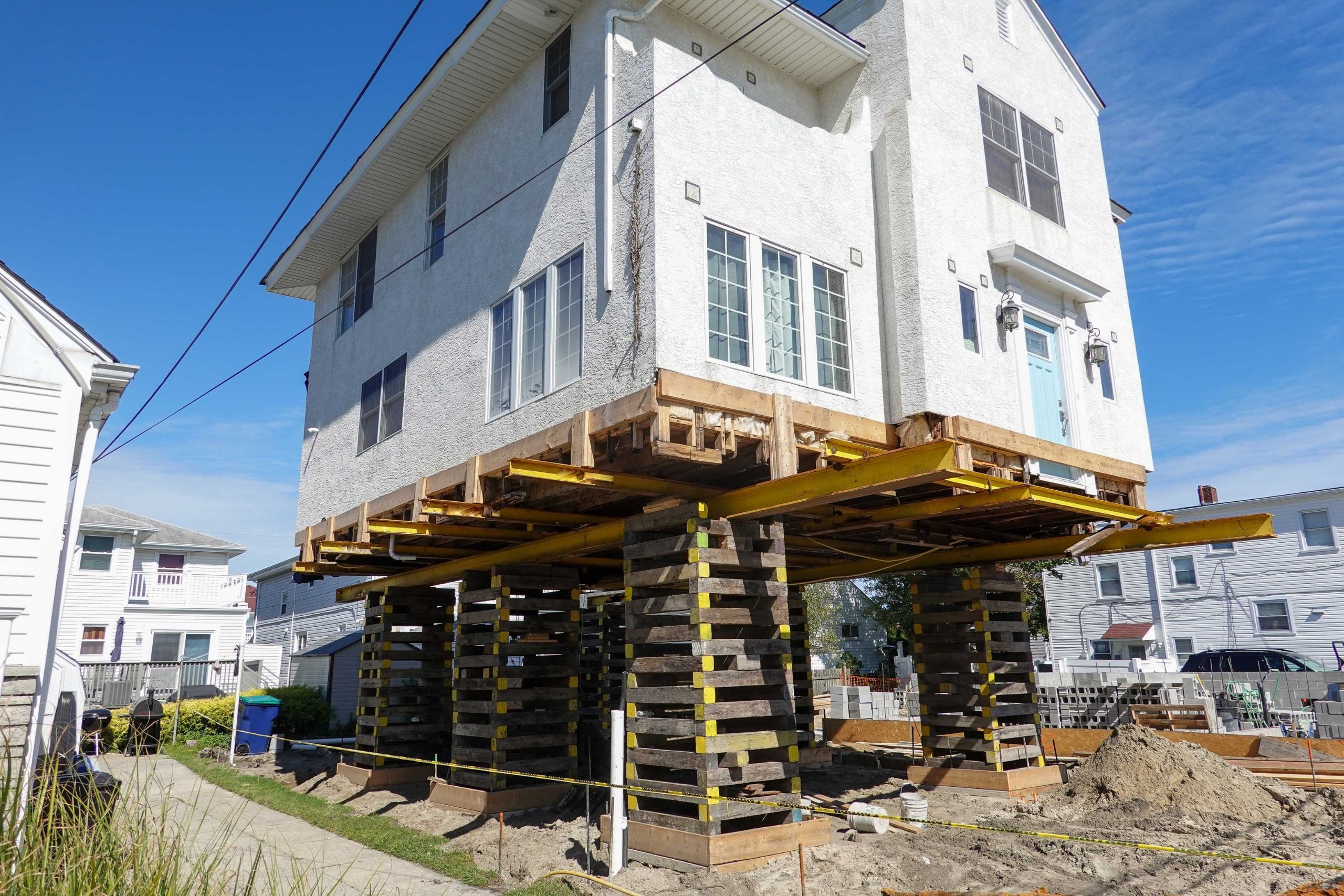 Located in Charles Town, West Virginia, we are a company that specializes in house lifting, small distance house moving, piles and foundations.